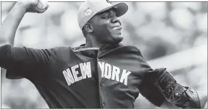  ?? AP (2) ?? HONING HIS STUFF: Michael Pineda has had an uneven spring following an uneven 2016 season, when he went 6-12 with a 4.82 ERA in 32 starts. The Yankees are hoping he finally settles down and takes control of a pitching staff with little certainty behind...