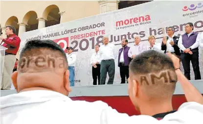  ?? El candidato de Juntos Haremos Historia visitó Nuevo Laredo y Reynosa, en Tamaulipas. OMAR FRANCO ??