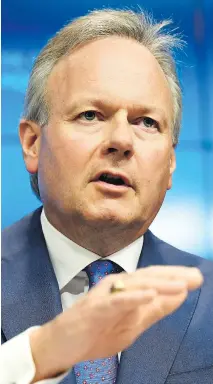  ?? JUSTIN TANG/THE CANADIAN PRESS FILES ?? Bank of Canada governor Stephen Poloz indicates that the central bank had found no good reason to avoid raising interest rates last week, at least according to the conditions that the central bank had set, writes Kevin Carmichael.