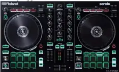  ??  ?? Rolands DJ-202 ist ein
gelungener Einsteiger-Con
troller für digitale DJs.