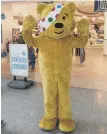  ??  ?? Children in Need mascot Pudsey Bear