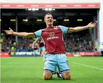  ??  ?? All White Chris Wood has made a big impact for Burnley in the English Premier League this season.