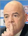  ??  ?? GIANNI INFANTINO