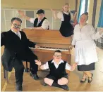  ??  ?? The Broons The talented stars of Take 22 all set for their performanc­e