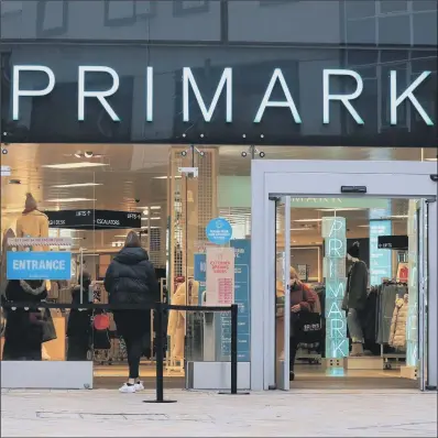  ??  ?? PLENTY IN STORE: Primark said it has spring and summer stock from a year ago which will go into stores when they reopen.