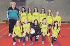  ?? FOTO: VEREIN ?? Die D-Juniorinne­n aus Lindau freuen sich am Wochenende auf die Spiele in der Halle.