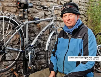  ?? RICHARD WILLIAMS ?? Simon of Cowbridge Cycle Centre