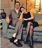  ?? ?? i ‘Edwardian – silky and ruffled’: Roberts with Rex Harrison in 1968
