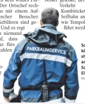  ?? KLZ/HOFFMANN ?? Schon bald könnten Parksherif­fs auch am Fuße des Schöckls im Einsatz sein