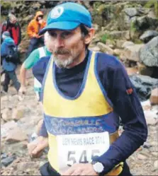  ?? ?? Journalist Ian James Frazer attempted the Ben Race in 2012, but had to turn back due to mild hypothermi­a.