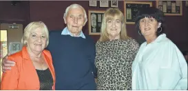  ?? (Pic: John Ahern) ?? Part of last Sunday night’s celebratio­ns in Ballyduff were, l-r: Patricia Carroll, Pat Flynn, Mary Walsh and Kay McCarthy.