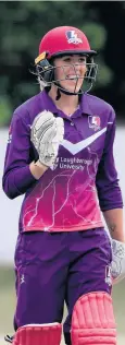  ??  ?? ■ Georgia Adams: hopes to fulfil dream to play for England by helping Lightning to KSL glory.