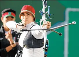  ??  ?? Alejandra Valencia, durante los Olímpicos de Río 2016