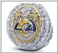  ?? PHOTO COURTESY OF JASON OF BEVERLY HILLS ?? A look at the design for the Rams' Super Bowl rings that they received Thursday.