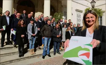  ?? (Photo Adeline Lebel) ?? Les  élus de la chambre d’agricultur­e ont commencé à travailler hier.