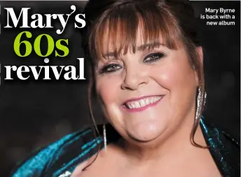  ??  ?? Mary Byrne is back with a new album