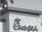  ??  ?? Chick- Fil- A customers waited an average of 8.15 minutes for drive- thru orders, a study shows.