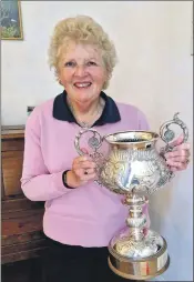  ?? ?? Fiona Scott winner of the impressive Flockhart Trophy.