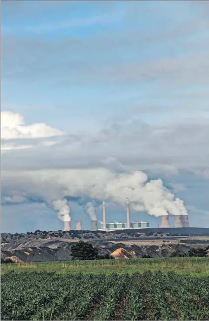  ?? Photo: Samantha Reinders ?? Pledges: Various countries promised South Africa funding for the transition from coal-fired power stations that emit pollution and release Earth-heating carbon dioxide emissions.