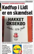  ??  ?? Ekstra Bladet i går.