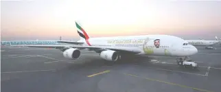  ??  ?? Emirates is showcasing its largest static aircraft display to date at the 2017 edition of the Dubai Airshow.