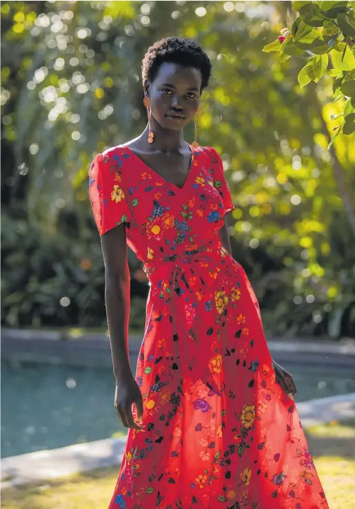  ?? Photo / Mark Nolan ?? Adut Akech shot on location at Woolhara Estate in Sydney for David Jones’ spring summer collection launch.