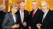  ??  ?? Chief Justice Beverley McLachlin, Greg Kane, British High Commission­er Howard Drake and Frank McArdle at The Ottawa Hospital Gala VIP reception held Wednesday.