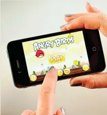  ?? ?? Imagen del popular videojuego ‘Angry Birds’, del grupo Rovio.