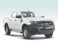  ??  ?? The new Ford Ranger XL Standard pick-up truck.