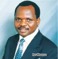  ??  ?? Rev Mwanza