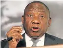  ?? Picture: SUNDAY TIMES/THAPELO MOREBUDI ?? TRADE TALK: President cyril Ramaphosa believes the investment platform will benefit the SA economy.