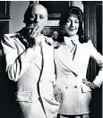  ??  ?? Lord Montagu with second wife Lady Fiona on their wedding day in 1974