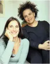  ??  ?? WRITER and director Nadia Davids withQuanit­a Adams.