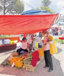  ?? SONIA NOCHEBUENA ?? El tianguis estará abierto hasta el 2 de noviembre