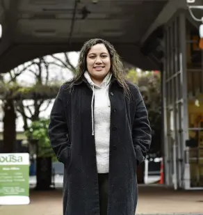  ?? PHOTO: GREGOR RICHARDSON ?? Winning the battle . . . Otago University Students’ Associatio­n president Melissa Lama is graduating today with a master of business administra­tion.