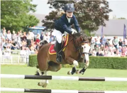  ??  ?? Sophie Wicks and Sweet Baby James (pictured) partner Paul Barker and Sandors Legacy to top the mini major