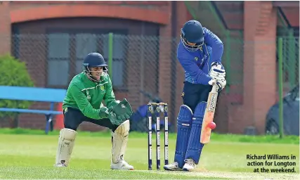  ?? ?? Richard Williams in action for Longton at the weekend.