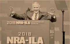  ?? Foto: reuters ?? Oliver North, en un acto de la NRA, el pasado 4 de mayo.