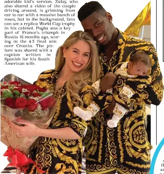 Man Utd star Paul Pogba posts rare family picture for wife Zulay's birthday  and has replica World Cup on his cabinet – The US Sun