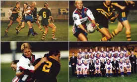  ?? ?? (Clockwise from top left) Great Britain’s Sally Milburn; Wendy Charnley; the 2000 World Cup squad; Jo Taylor.