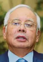  ??  ?? Datuk Seri Najib Razak