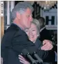  ?? PICTURE: AP ?? Hillary Clinton was praised for standing by and defending her husband Bill Clinton after his affair with Monica Lewinsky became public.