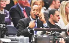  ?? James Devaney / WireImage ?? CAA agent William “World Wide Wes” Wesley attends a 2011 Duke-Michigan State game in New York.