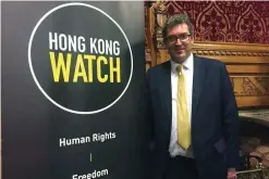  ?? ?? Benedict Rogers is the co-founder and Chief Executive of Hong Kong Watch