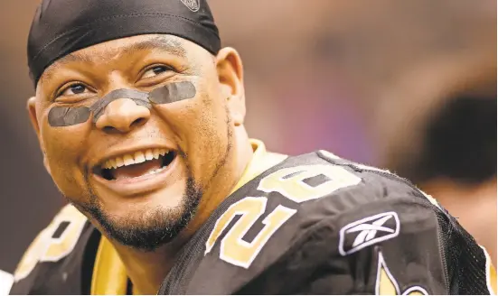  ?? CHRIS GRAYTHEN/GETTY IMAGES ?? Deuce McAllister ended up with the Saints in the 2001 NFL draft after then-general manager Randy Mueller saw him going to his team in a mock draft.