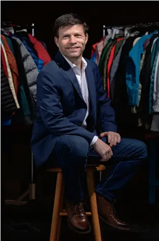  ??  ?? Prince of Thrift
Trove CEO Andy Ruben says brands have no choice but to get into resale. “Not being in this space is a very risky decision, given the growth and importance of it.”