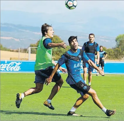  ?? FOTO: ALAVÉS ?? Apunta a titular Manu García, que ante el Girona el jueves entró en la segunda parte, podría saltar de inicio ante Las Palmas