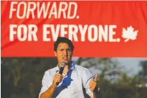  ?? CARLOS OSORIO/REUTERS FILES ?? Liberal Leader Justin Trudeau turned out to be the worst threat to his own vision, Emilie Nicolas writes.