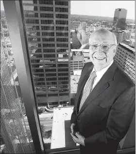  ?? Arkansas Democrat-Gazette/THOMAS METTHE ?? “I am extremely proud of the growth and success our law firm has enjoyed. It is a direct reflection of the exceptiona­l quality and profession­alism of all our attorneys and staff. I’m fortunate to be associated with such a talented and dedicated group.”