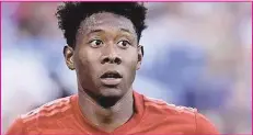  ??  ?? David Alaba...may leave Bayern Munich this summer